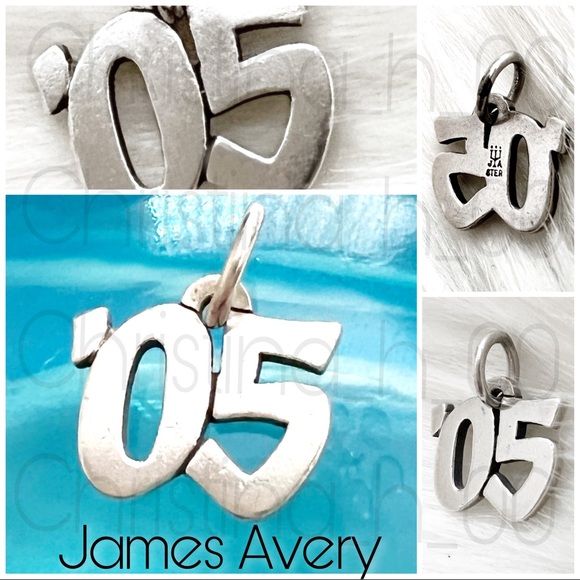 James Avery RARE ‘05 2005 year charm UNCUT - Picture 1 of 7